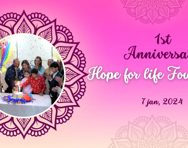 1st Anniversary of Hope for Life Foundation